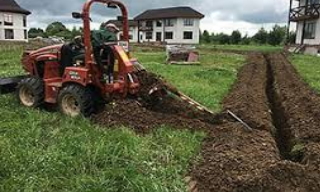 Копка траншей для водопровода в Долгопрудном: цена за метр от 926 руб.